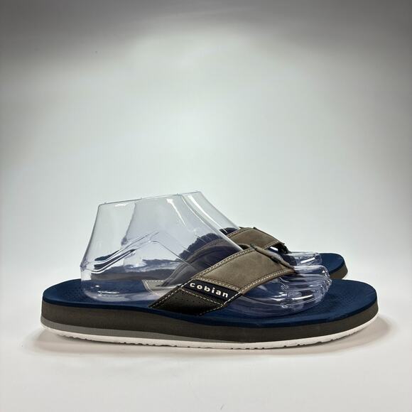 Cobian ARV 2 Navy Blue Flip Flops Sandals Beach Casual Comfort Men's Size 10 - Picture 1 of 9